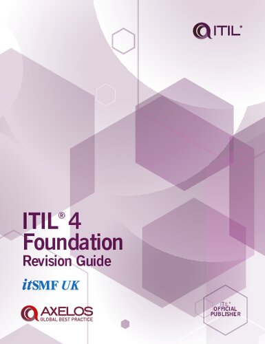 Itil 4 Foundation Revision Guide Itsmf Uk Axelos