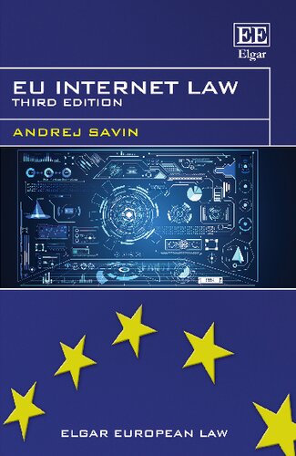 Eu Internet Law 3rd Ed 3rd Edition Andrej Savin