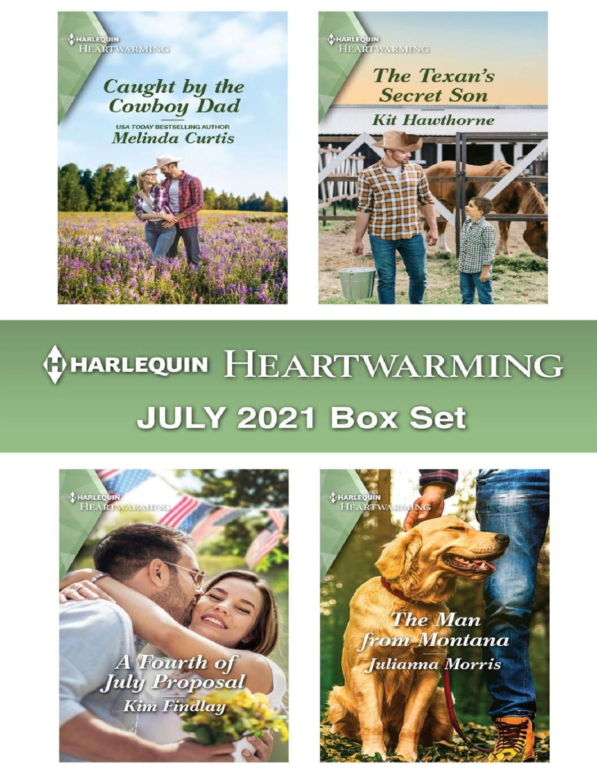 Harlequin Heartwarming July 2021 Box Set Melinda Curtis Kit Hawthorne Kim Findlay Julianna Morris