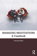 Managing Negotiations 1st Edition Thorsten Reiter