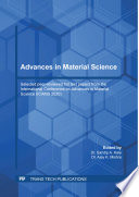 Advances In Material Science Sandip A Kale Ajay K Mishra