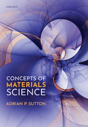 Concepts Of Materials Science Sutton Frs Adrian P