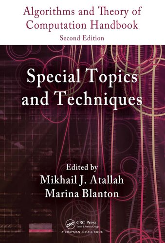 Algorithms And Theory Of Computation Handbook 2nd Edition Mikhail J Atallah Marina Blanton Eds