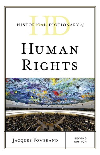 Historical Dictionary Of Human Rights 2nd Edition Jacques Fomerand