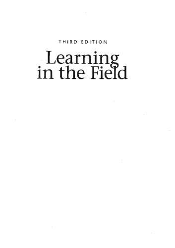 Learning In The Field An Introduction To Qualitative Research 3rd Edition Gretchen B Rossman