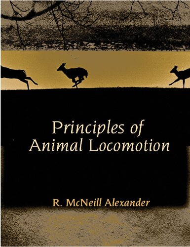 Principles Of Animal Locomotion R Mcneill Alexander