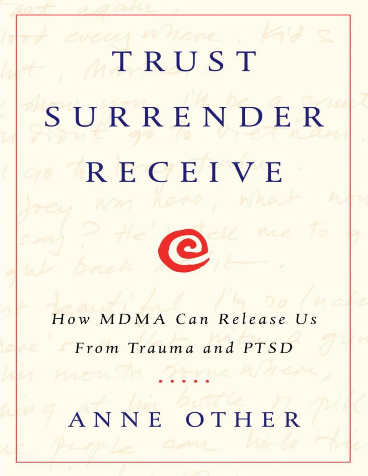 Trust Surrender Receive How Mdma Can Release Us From Trauma And Ptsd Anne Other