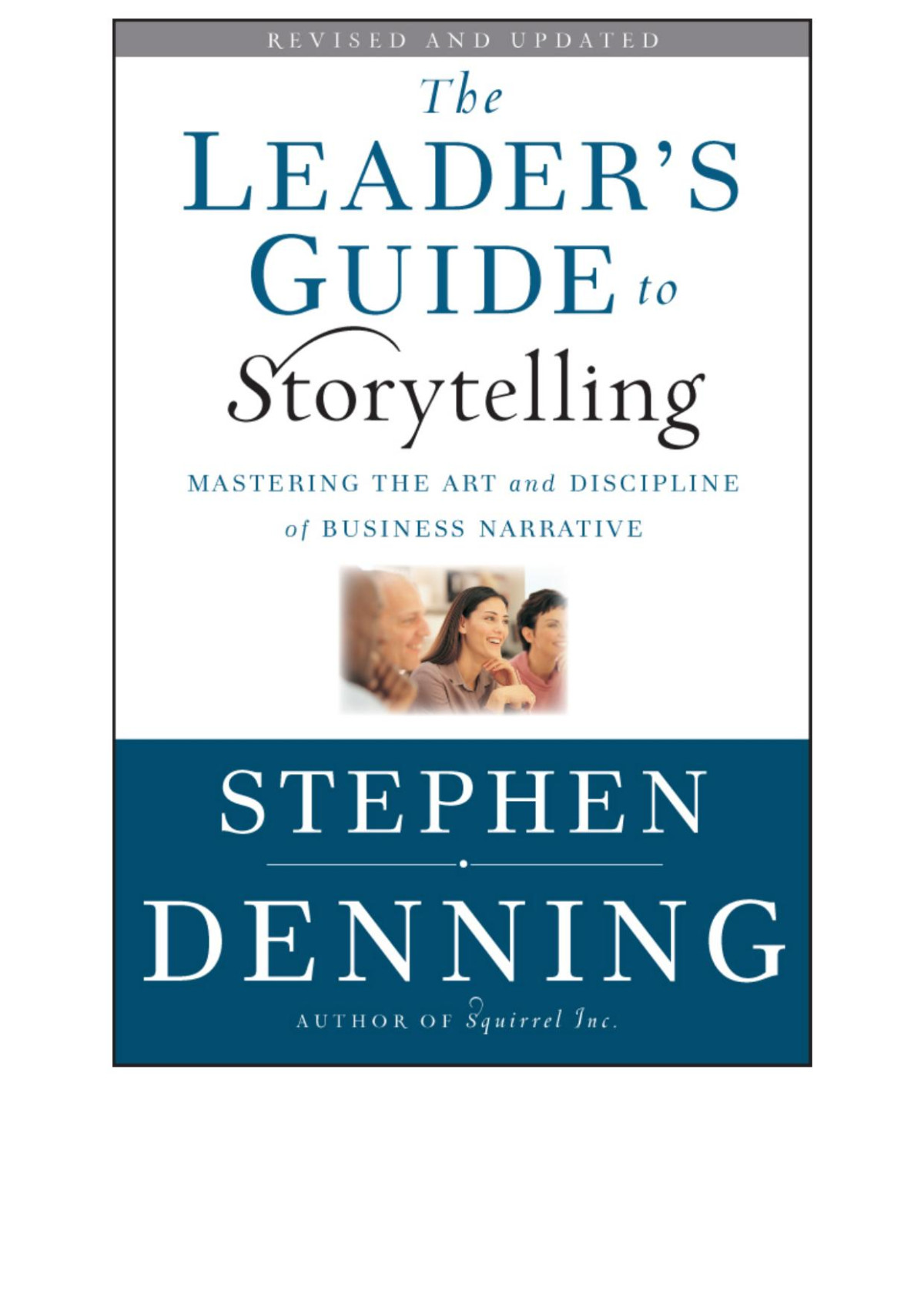 The Leaders Guide To Storytelling Stephen Denning