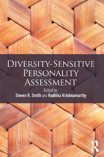 Diversitysensitive Personality Assessment 1st Edition Steven R Smith Editor