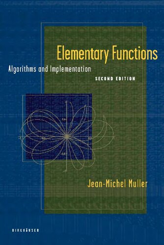 Elementary Functions 2nd Edition Jeanmichel Muller