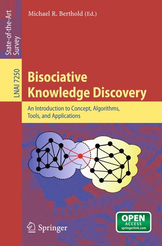 Bisociative Knowledge Discovery Michael R Berthold Ed