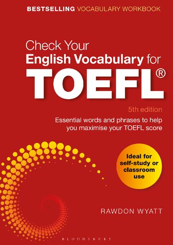 Check Your English Vocabulary For Toefl 5th Edition Rawdon Wyatt