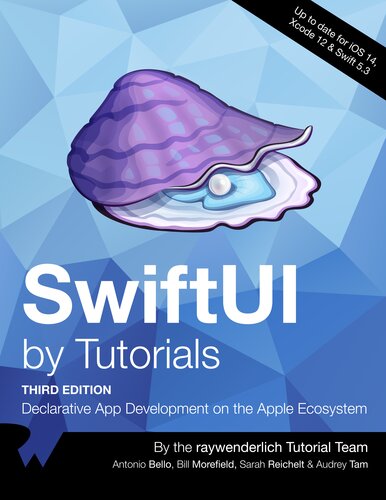 Swiftui By Tutorials By Audrey Tam By Bill Morefield By Antonio Bello Antonio Bello Bill Morefield By Sarah Reichelt