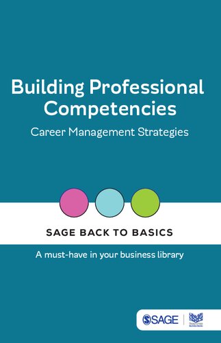 Building Professional Competencies Career Management Strategies 1st Edition Sage Publications India Pvt Ltd
