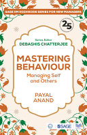 Mastering Behaviour Managing Self And Others 1st Edition Anand