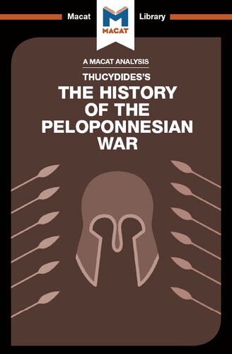 An Analysis Of Thucydidess History Of The Peloponnesian War 1st Edition Mark Fisher