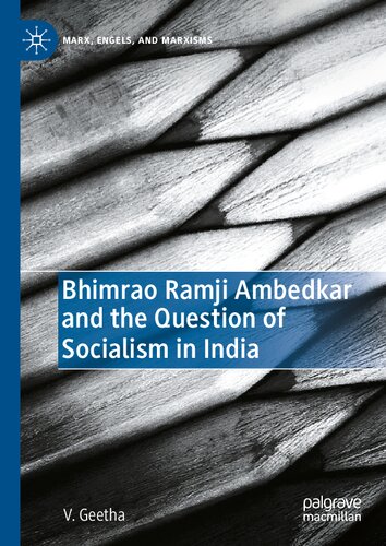 Bhimrao Ramji Ambedkar And The Question Of Socialism In India Marx Engels And Marxisms 1st Edition V Geetha
