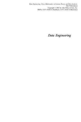 Data Engineering Fuzzy Mathematics In Systems Theory And Data Anabsis Olaf Wolkenhauer