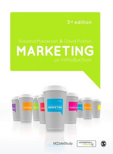 Marketing An Introduction 3rd Edition Rosalind Masterson David Pickton