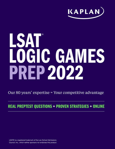 Lsat Logic Games Prep 2022 Real Preptest Questions Proven Strategies Online Kaplan Test Prep