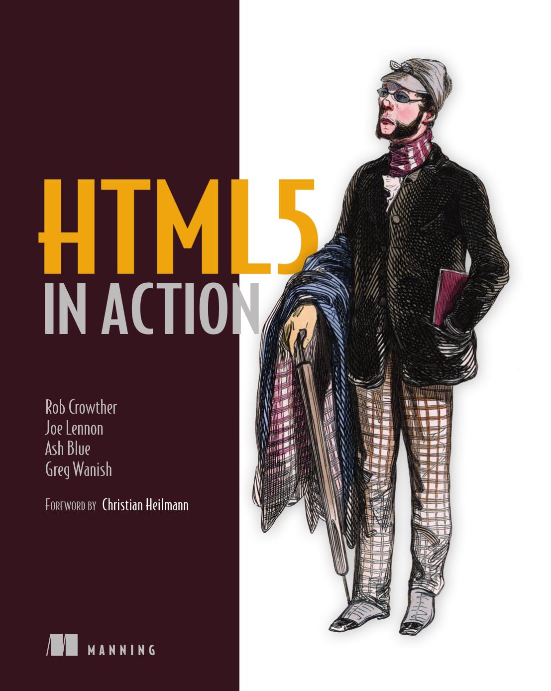 Html5 In Action 1st Edition Rob Crowther Joe Lennon Ash Blue