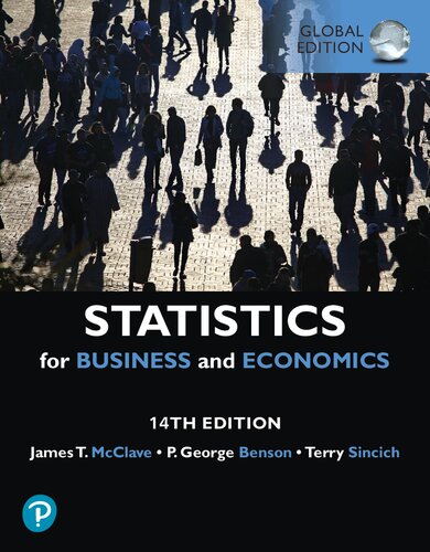 Statistics For Business Economics Global Edition 14th Edition 14th Edition James T Mcclave
