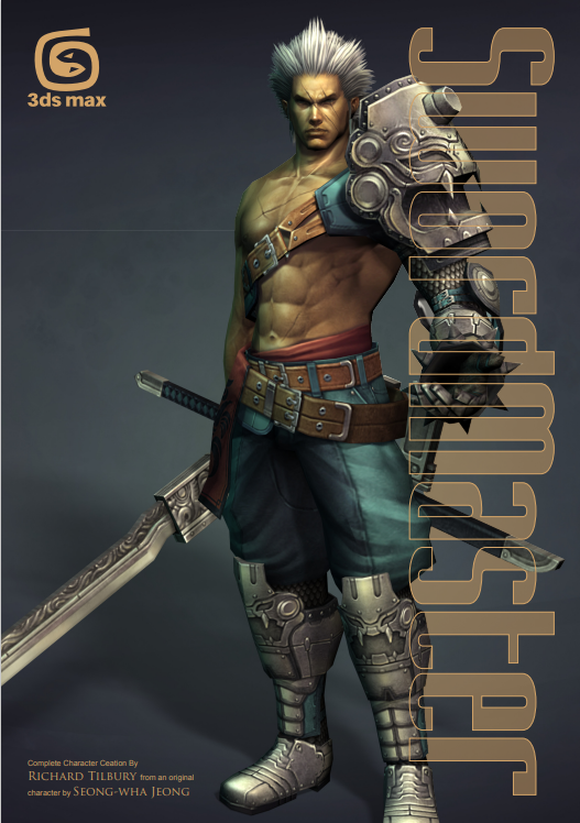 The Swordmaster Low Poly Game Charater Richard Tilbury
