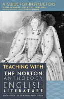 Teaching With The Norton Anthology Of English Literature A Guide For Instructors 9th Runge