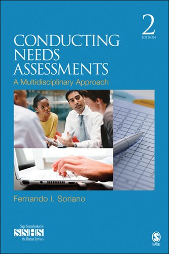 Conducting Needs Assessments A Multidisciplinary Approach Sage Human Services Guides 2nd Edition Fernando I Soriano