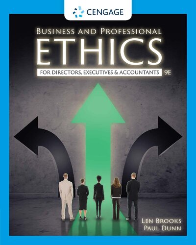 Business And Professional Ethics 9th Edition Leonard J Brooks