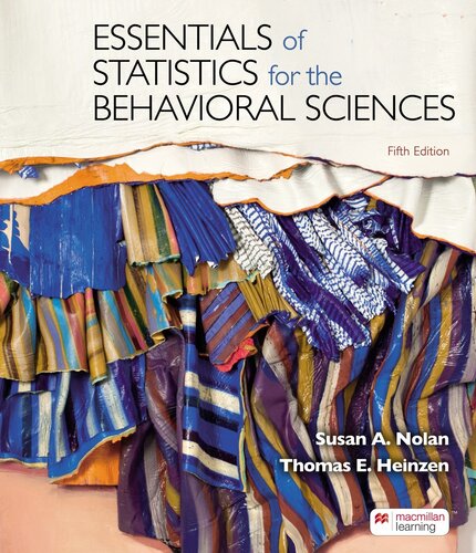 Essentials Of Statistics For The Behavioral Sciences 5th Edition Nolan