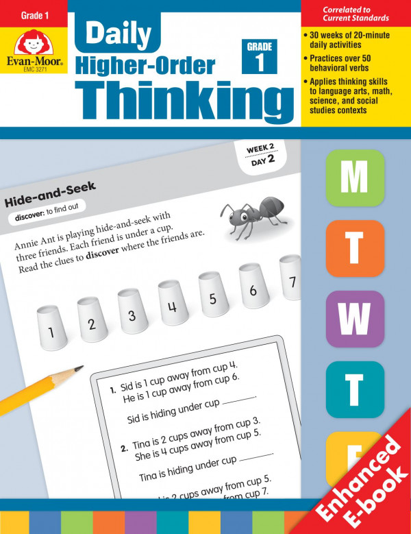 Daily Higherorder Thinking Grade 1 Evanmoor Educational Publishers