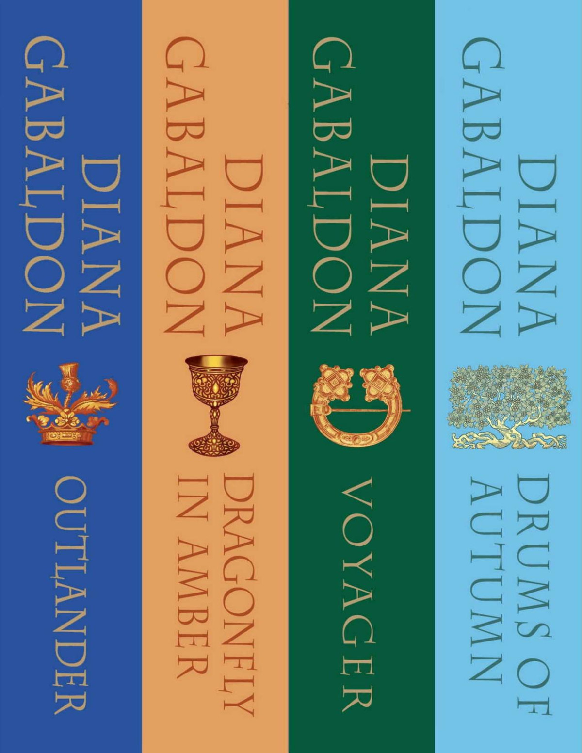 Outlander Dragonfly In Amber Voyager Drums Of Autumn Bundle Books 1 2 3 And 4 Diana Gabaldon