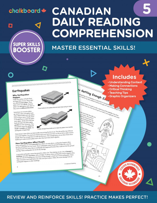 Canadian Daily Reading Comprehension Grade 5 George Murray Rita Vanden Heuvel
