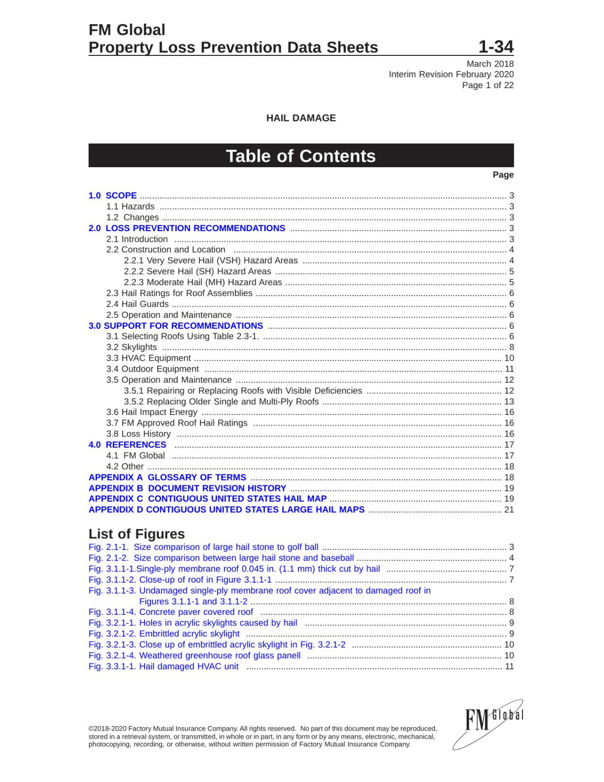 Ds 134 Hail Damage Data Sheet Fm Global