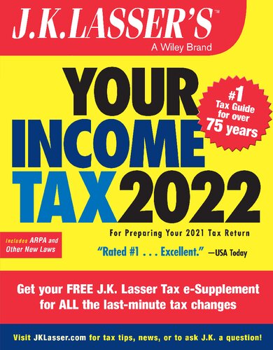 Jk Lassers Your Income Tax 2022 Jk Lasser Institute