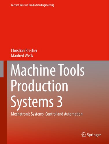 Machine Tools Production Systems 3 Christian Brecher Manfred Weck