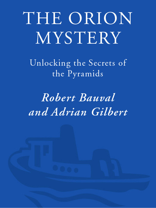 The Orion Mystery Robert Bauval Bauval Robert