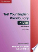 Test Your English Vocabulary In Use Elementary With Answers Michael Mccarthy