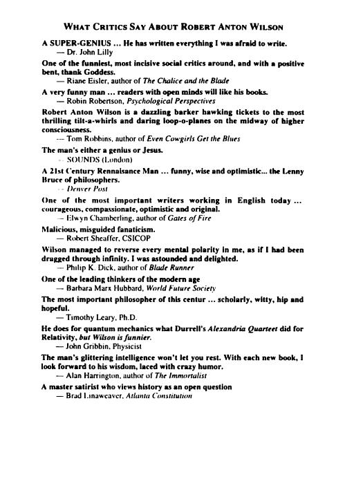 Cosmic Trigger Volume Ii Down To Earth 10th Edition Robert Anton Wilson