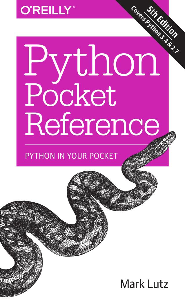Python Pocket Reference 5th Edition Mark Lutz