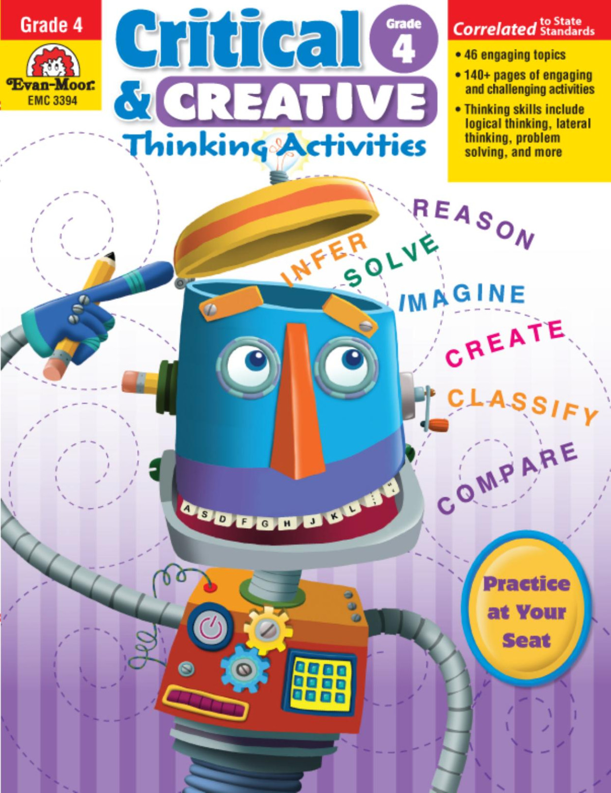 Critical Creativethinking Activitiesgrade 4 Evan Moor
