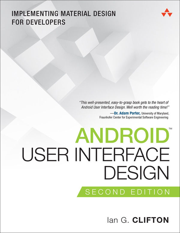 Android User Interface Design Implementing Material Design For Developers Usability Clifton