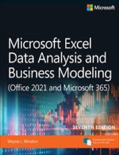 Microsoft Excel 365 Data Analysis And Business Modeling 7th Edition Wayne L Winston