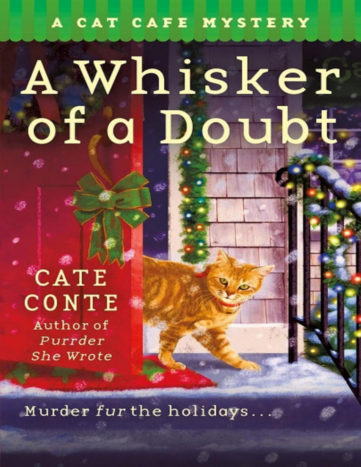 A Whisker Of A Doubt Cat Cafe Mystery 4 Cate Conte
