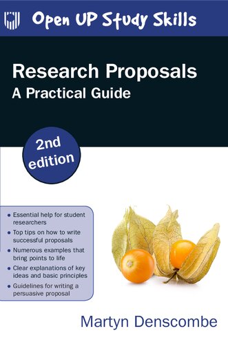 Research Proposals A Practical Guide 2nd Edition Martyn Denscombe