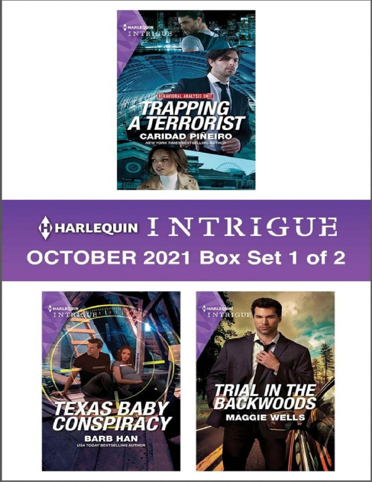 Harlequin Intrigue October 2021 Box Set 1 Of 2 Caridad Pieiro Barb Han Maggie Wells