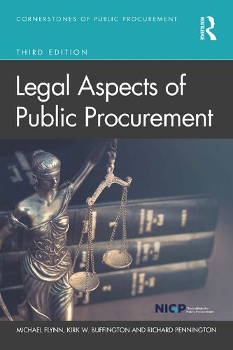 Legal Aspects Of Public Procurement Ed 3 3rd Edition Michael Flynn