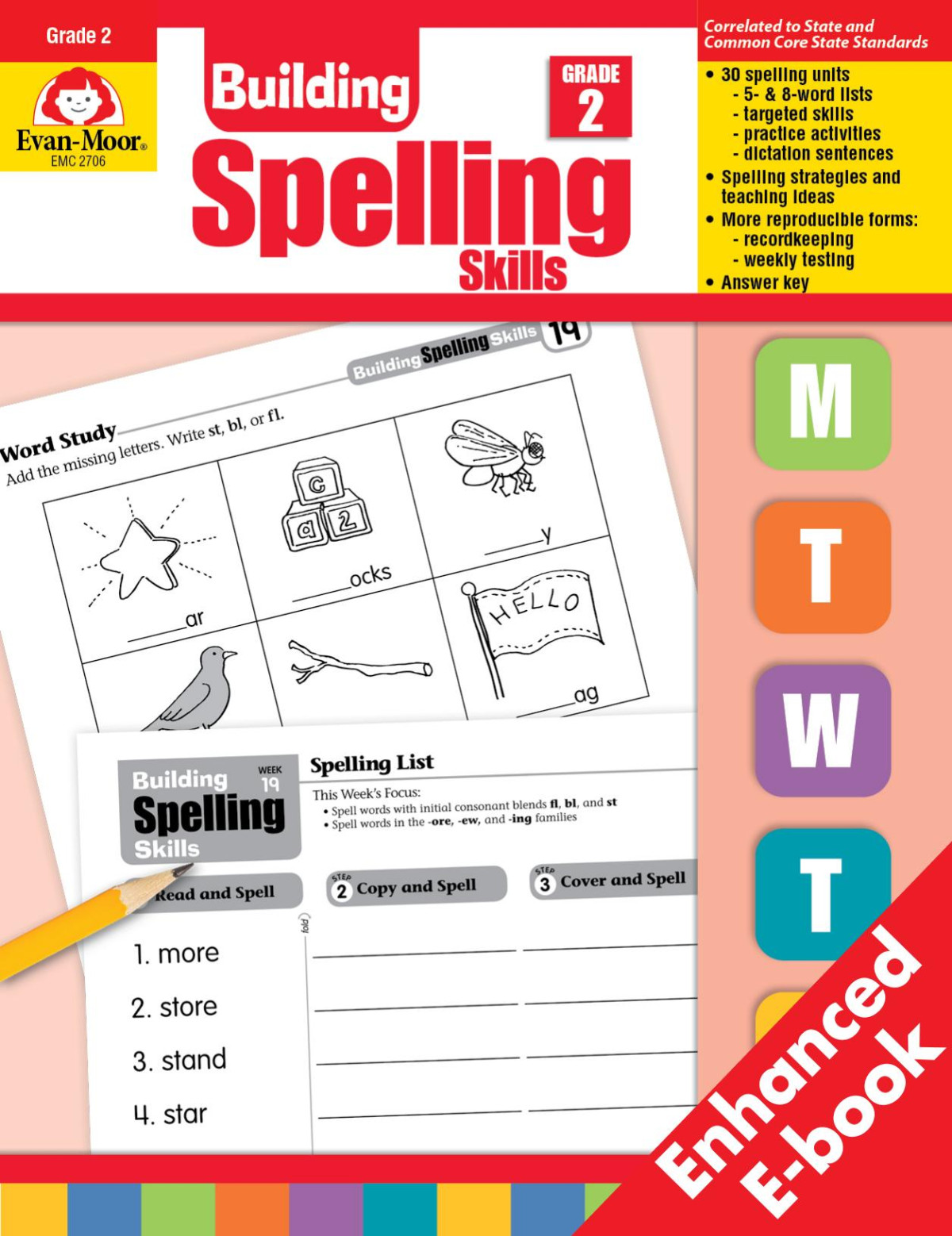 Building Spelling Skills Grade 2 Jo Ellen Moore Evanmoor Educational Publishers