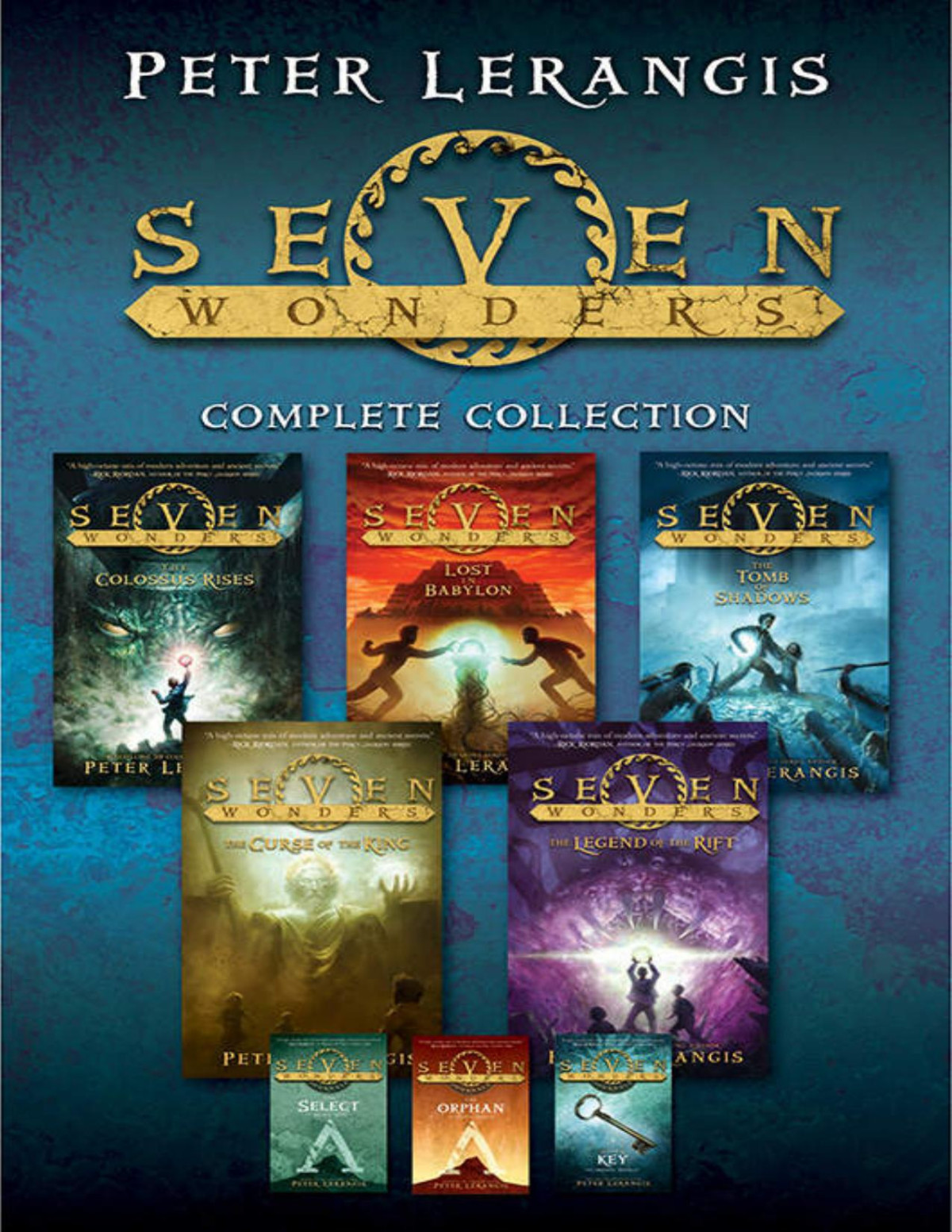 Seven Wonders Complete Collection Lerangis Peter